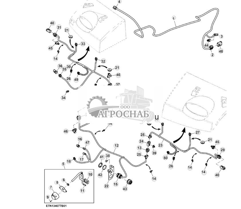 Жгут проводов, световые приборы крыльев и прицепа, с ACS™, для Европы, СНГ, Северной Африки, Ближнего Востока - ST833852 418.jpg